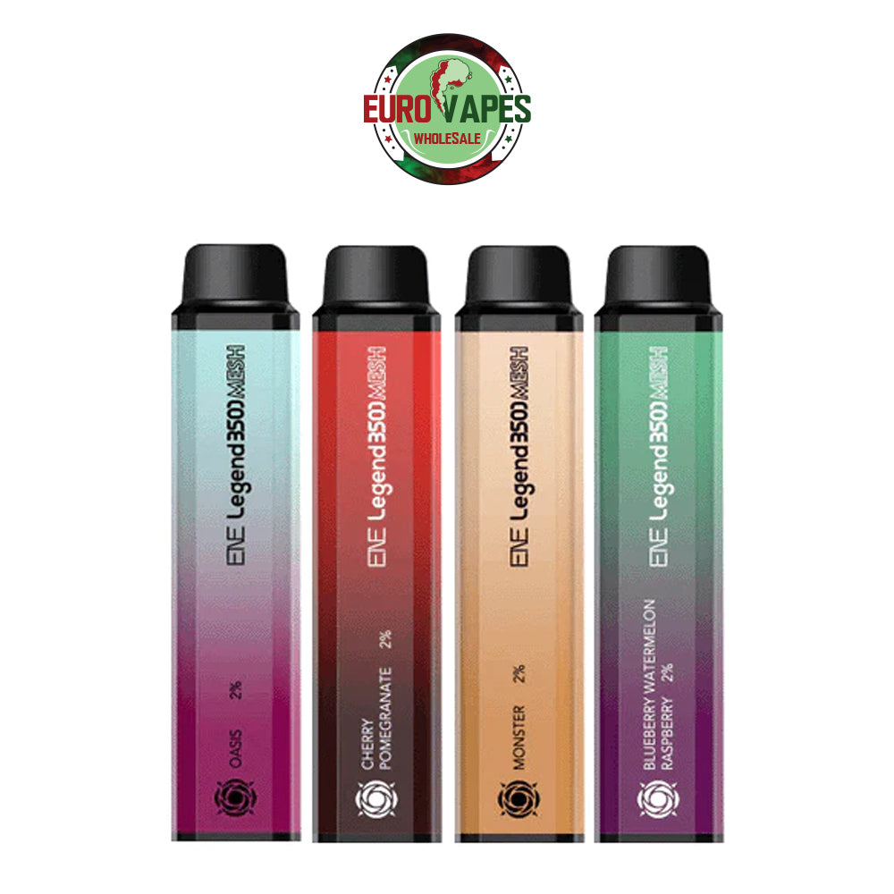 ENE Legend 3500 Mesh Disposable Vape Puff Bar Pod Box of 10