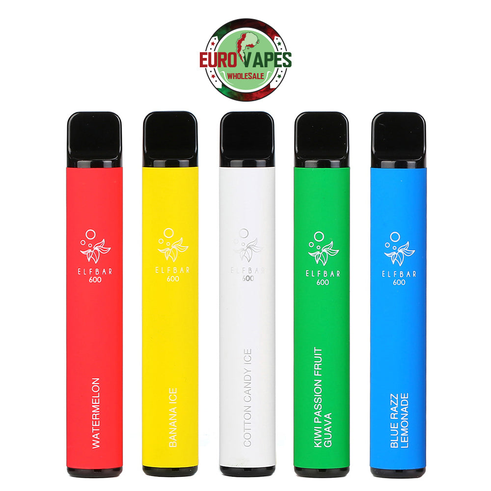 Elf bar 600 Puffs Disposable Vape (Pack of 10)