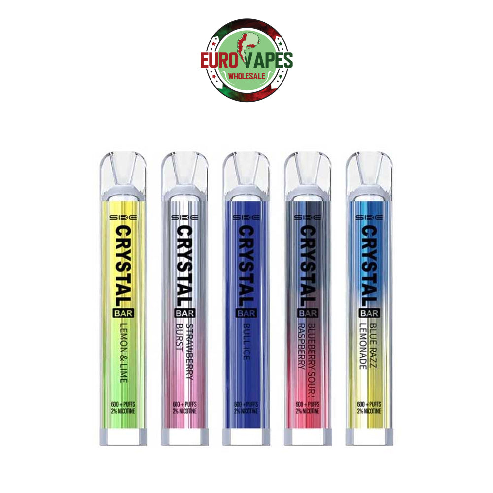 SKE Crystal Bar 600 Puffs Disposable Vape (Caja de 10)