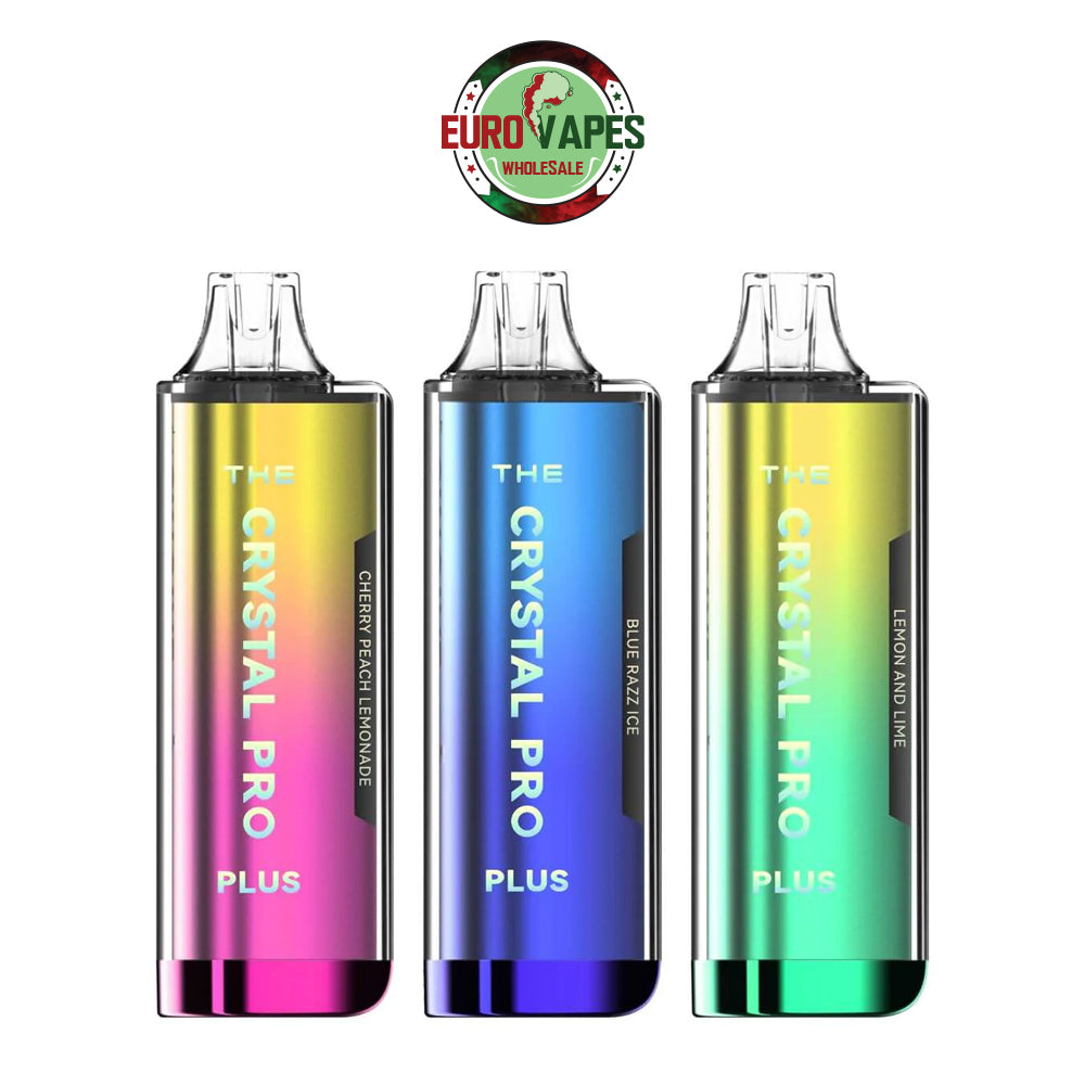 The Crystal Pro Plus 4000 Puffs Disposable Vape Pod Kit Pack of 10