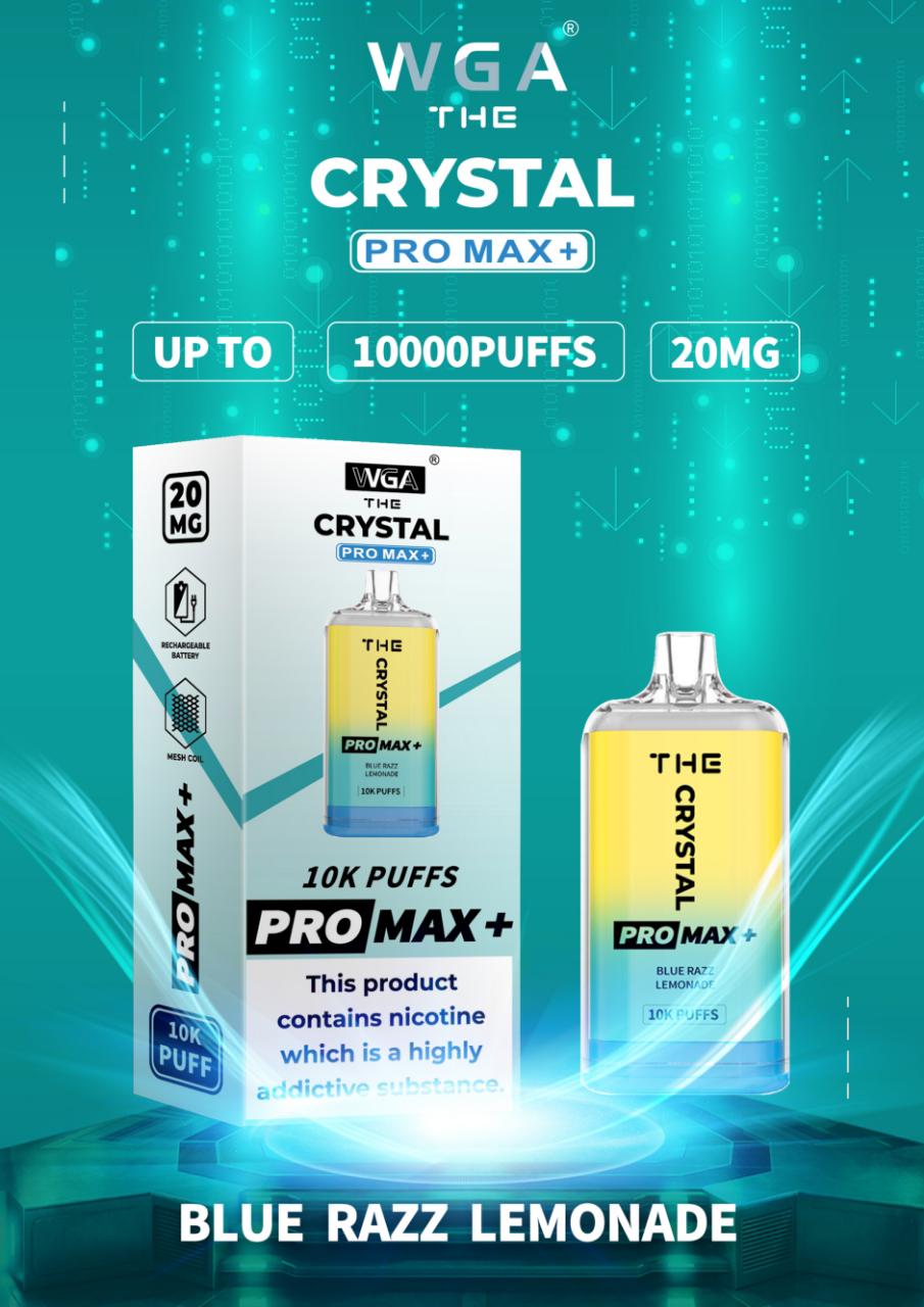 The Crystal Pro Max + 10000 Disposable Vape (Caja de 10)