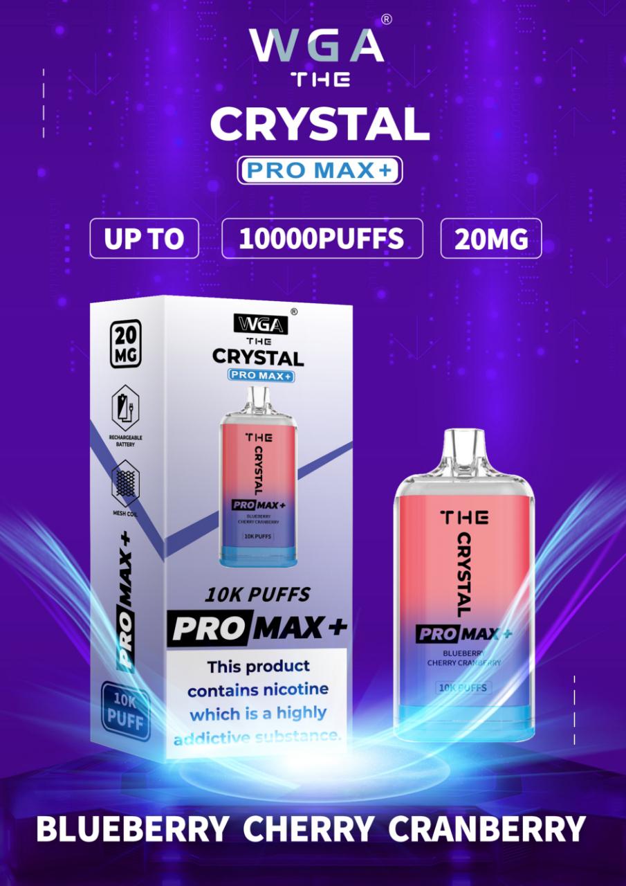 The Crystal Pro Max + 10000 Disposable Vape (Caja de 10)