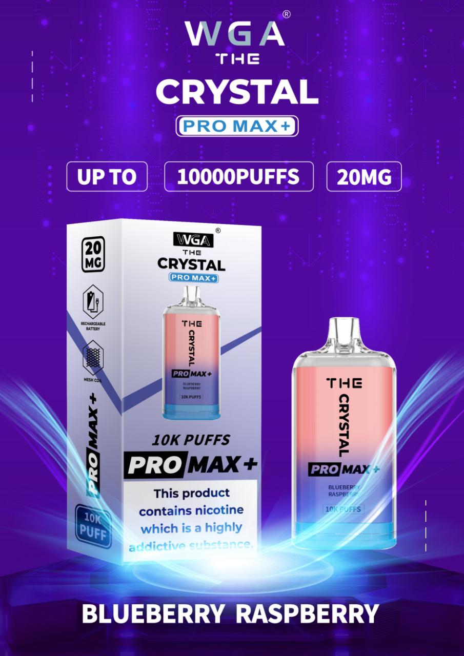 The Crystal Pro Max + 10000 Disposable Vape (Caja de 10)