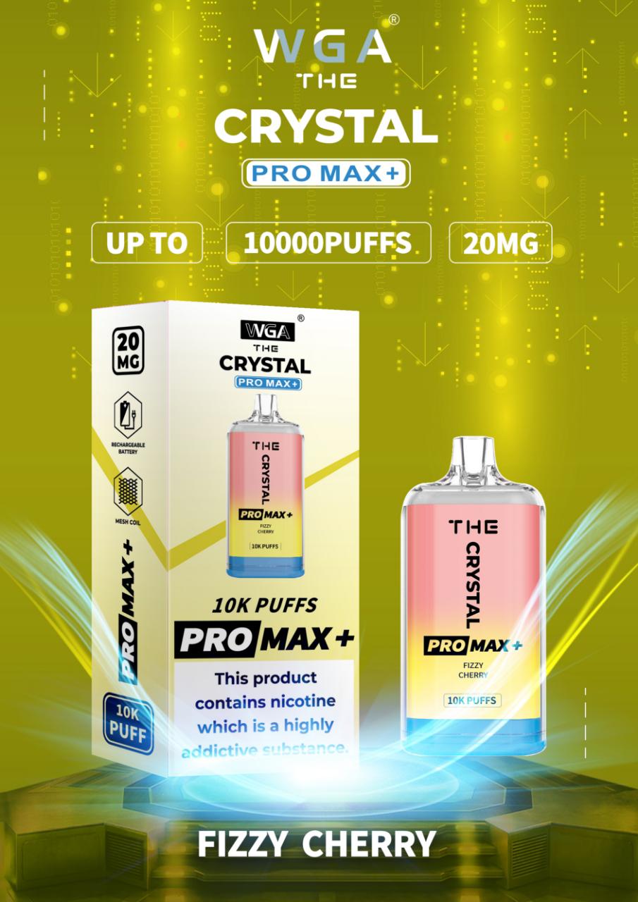 The Crystal Pro Max + 10000 Disposable Vape (Caja de 10)
