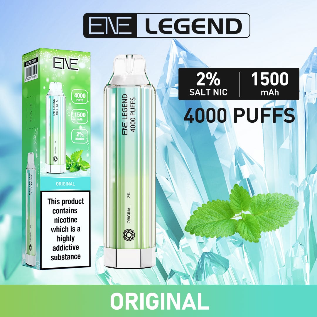 ENE Elux Legend 4000 Puffs Disposable Vape (Caja de 10)