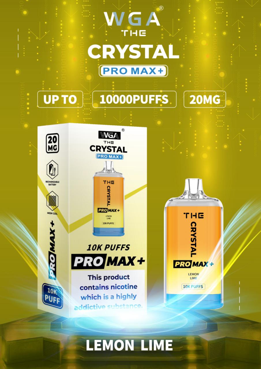 The Crystal Pro Max + 10000 Disposable Vape (Caja de 10)
