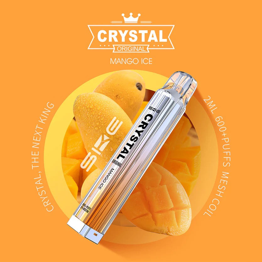 SKE Crystal Bar 600 Puffs Disposable Vape (Caja de 10)