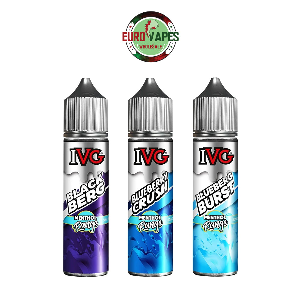 IVG Menthol Range 50ml Shortfill (Pack Of 10)