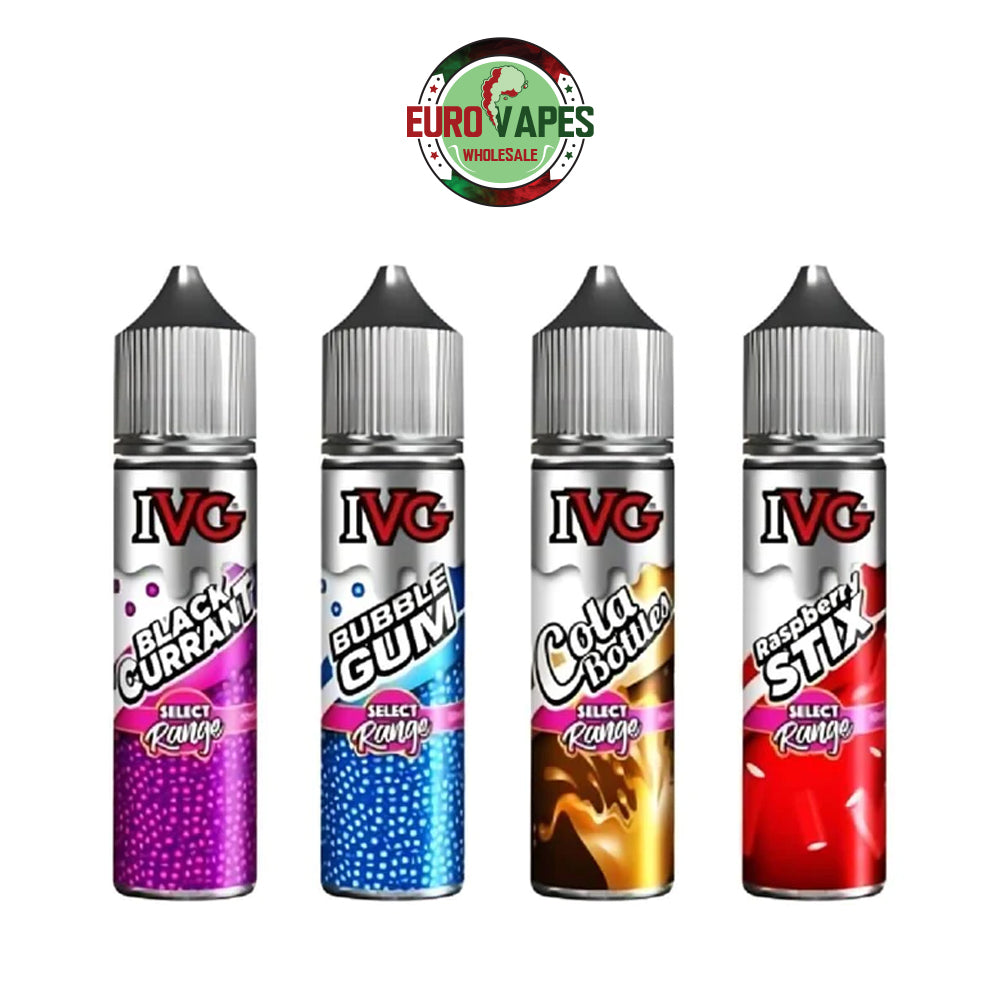 IVG Select Range 50ml Shortfill (Pack Of 10)