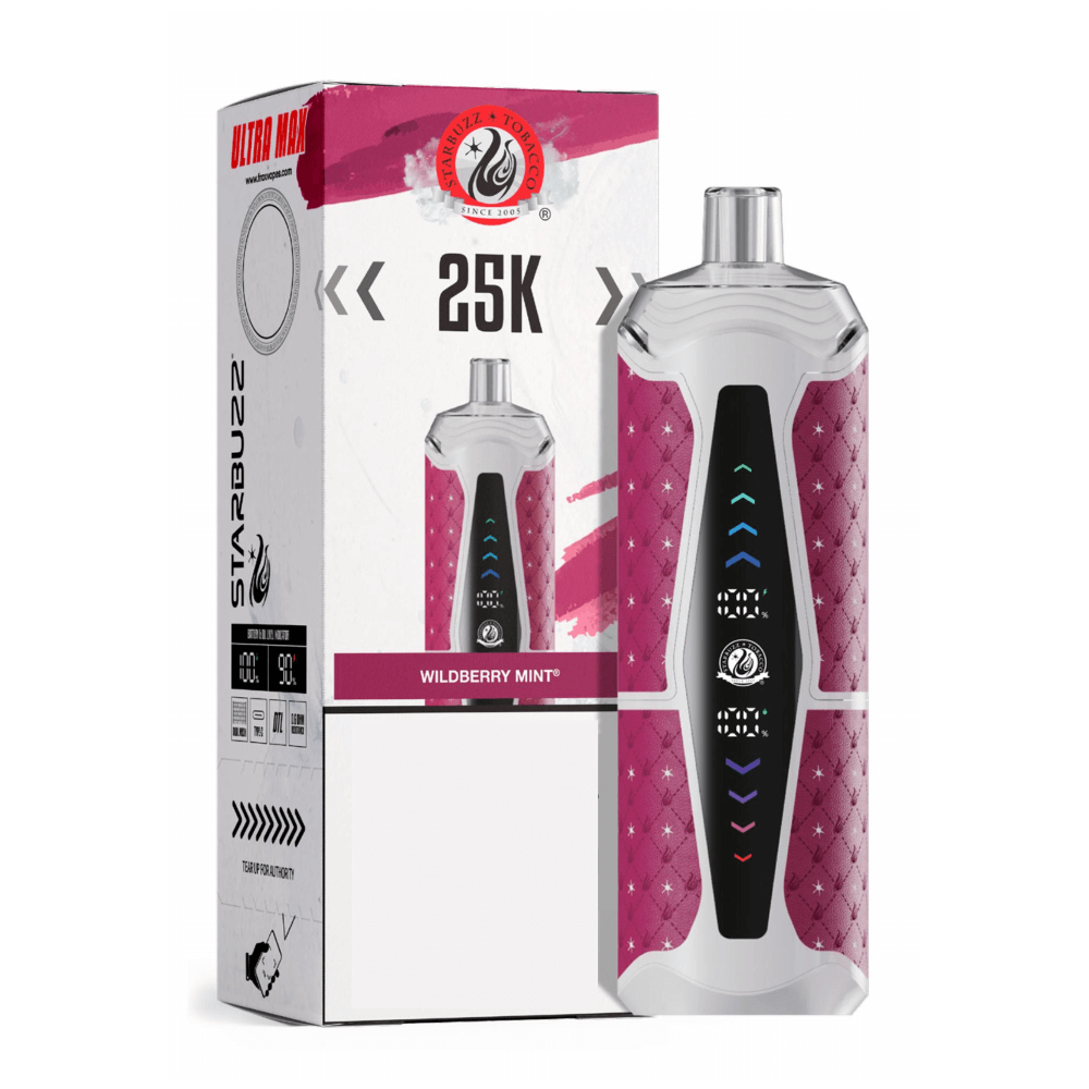 Starbuzz Ultra Max 25k Puffs Disposable Vape (Box of 10)