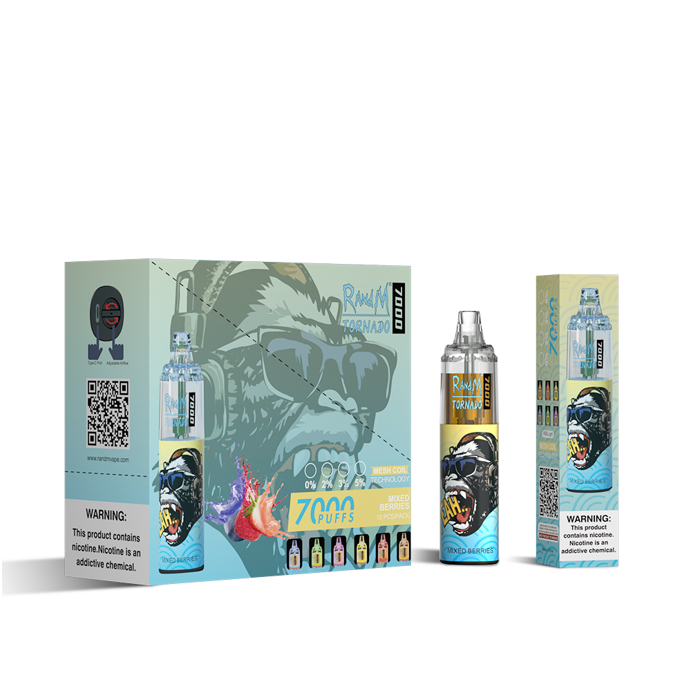 RAndM Tornado 7000 Puffs Disposable Vape (Caja de 10)