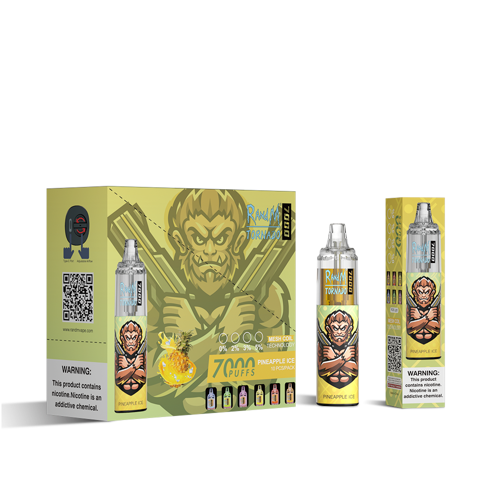 RAndM Tornado 7000 Puffs Disposable Vape (Caja de 10)