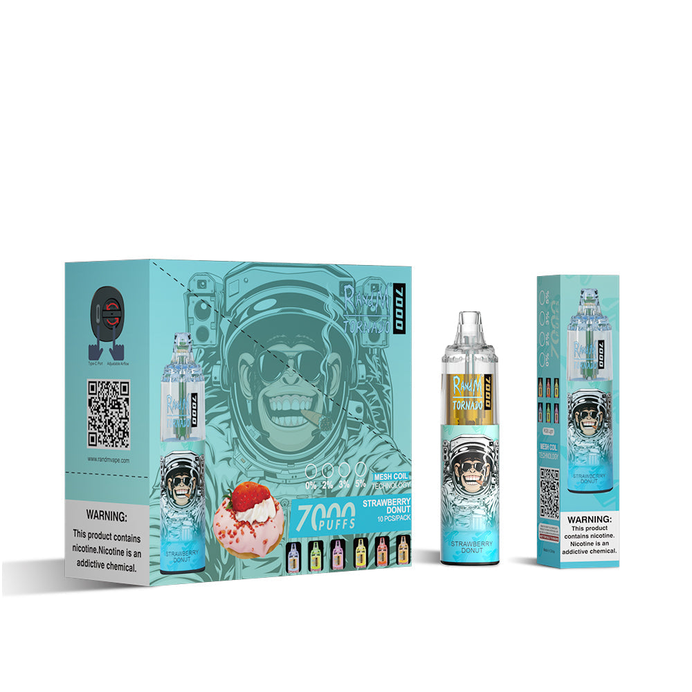 RAndM Tornado 7000 Puffs Disposable Vape (Caja de 10)